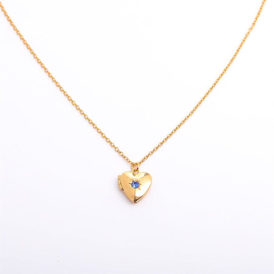 HeartLuxe™ Titanium Steel Locket Necklace - Elysian Bijoux