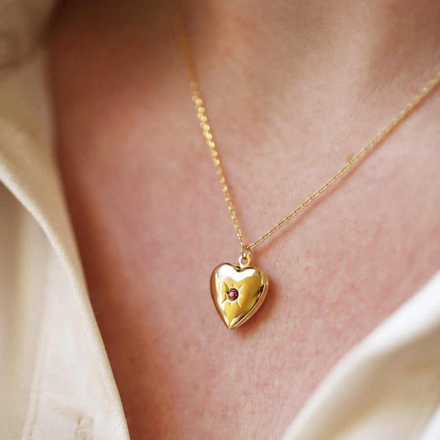 HeartLuxe™ Titanium Steel Locket Necklace - Elysian Bijoux