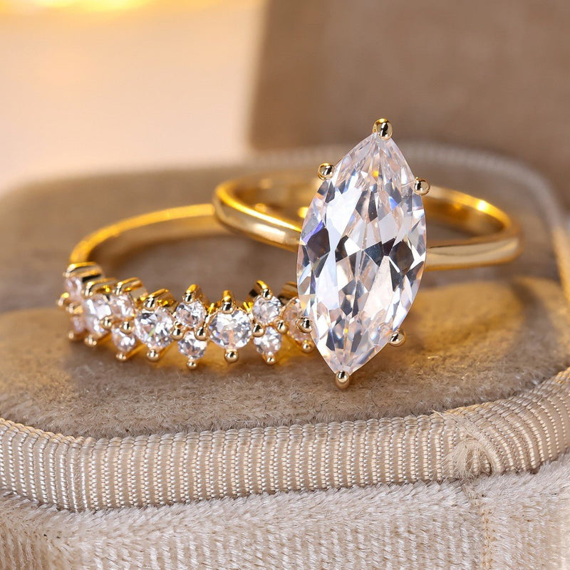 Infinity Band Diamond Duo - Elysian Bijoux