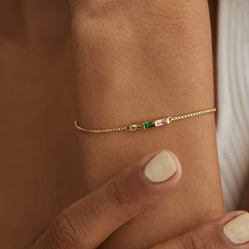 Kediy™ December Birthstone Crystal Bracelet - Elysian Bijoux