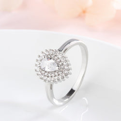 Love Drip Pavé Ring - Elysian Bijoux