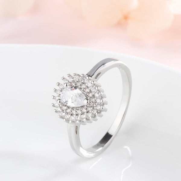 Love Drip Pavé Ring - Elysian Bijoux