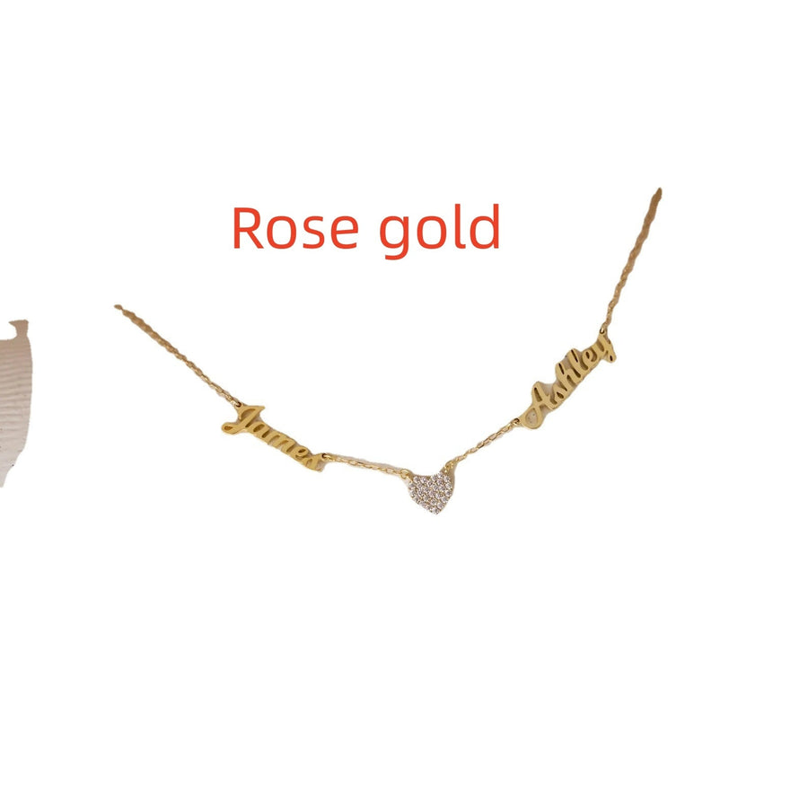 Lovelink™ Multi - Name Stainless Steel Necklace - Elysian Bijoux