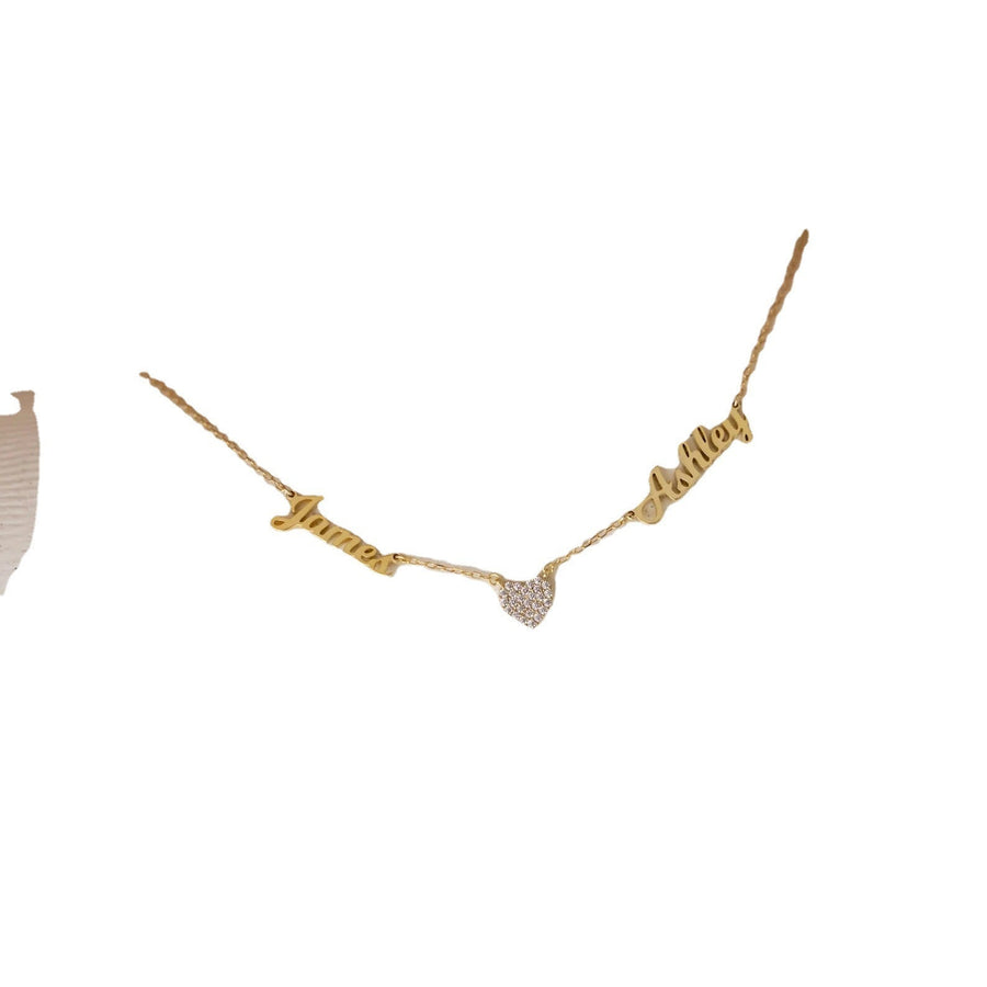 Lovelink™ Multi - Name Stainless Steel Necklace - Elysian Bijoux