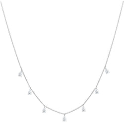 Lumière Drop Sterling Zircon Pendant - Elysian Bijoux