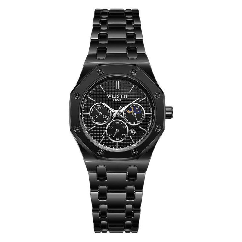 LumiSteel Radiance Calendar Watch - Elysian Bijoux