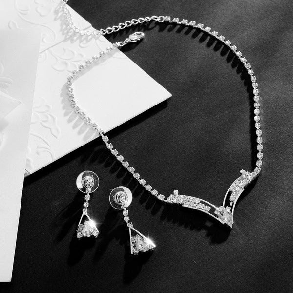 Lunara™ Bridal Water Drop Jewelry Set - Elysian Bijoux
