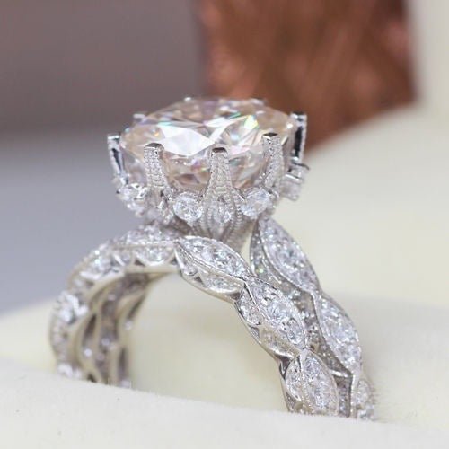 LustreGem™ Zircon Statement Ring - Elysian Bijoux