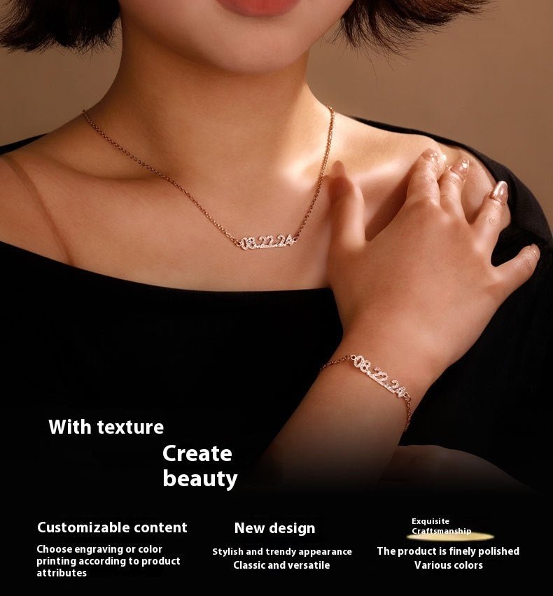 LuxeDigits Diamond Number Set - Elysian Bijoux