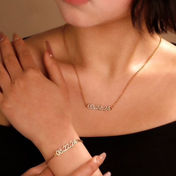 LuxeDigits Diamond Number Set - Elysian Bijoux