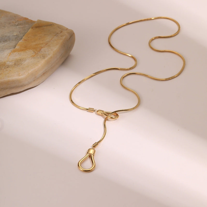 LuxeTassel Glow Sweater Necklace - Elysian Bijoux