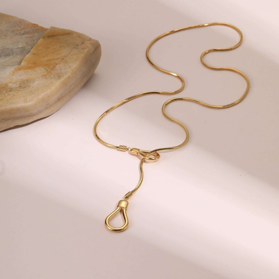 LuxeTassel Glow Sweater Necklace - Elysian Bijoux
