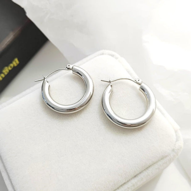 MAYSU Vintage Gold Hoop Earrings - Elysian Bijoux