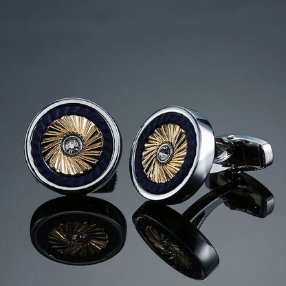 Men's French Retro Pattern Cufflinks - Elysian Bijoux