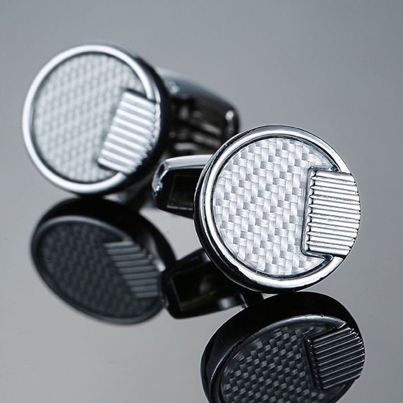 Men's French Retro Pattern Cufflinks - Elysian Bijoux