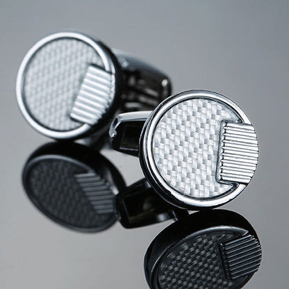 Men's French Retro Pattern Cufflinks - Elysian Bijoux