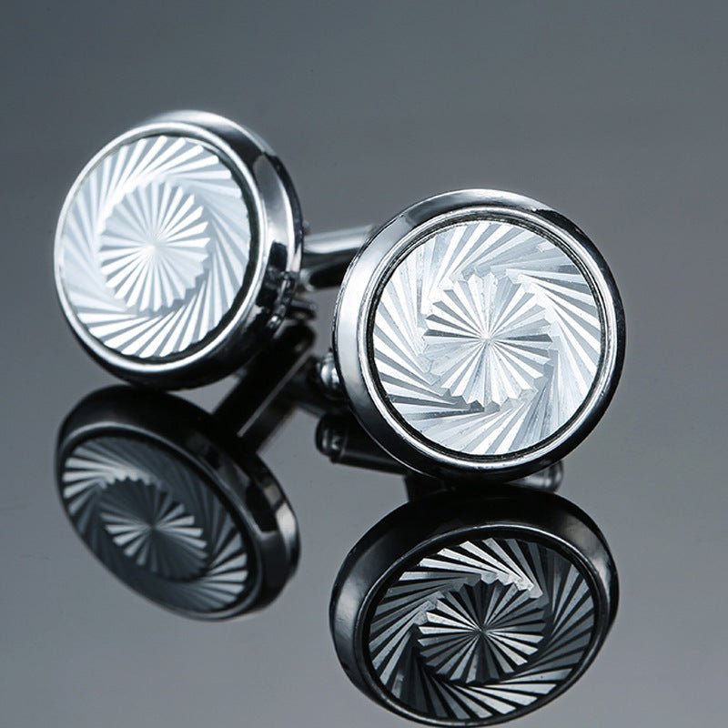 Men's French Retro Pattern Cufflinks - Elysian Bijoux