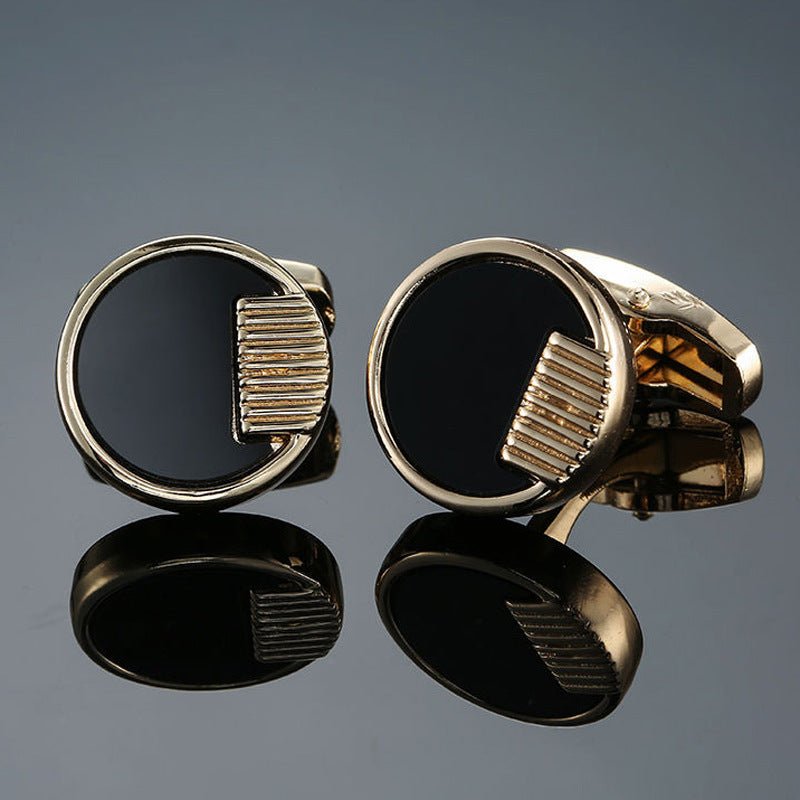 Men's French Retro Pattern Cufflinks - Elysian Bijoux