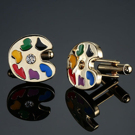 Men's French Retro Pattern Cufflinks - Elysian Bijoux
