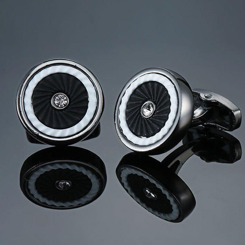 Men's French Retro Pattern Cufflinks - Elysian Bijoux
