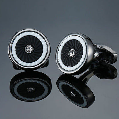 Men's French Retro Pattern Cufflinks - Elysian Bijoux