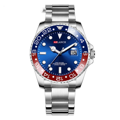 Men’s Sports & Leisure Stainless Steel Quartz Watch – Water Resistant - Elysian Bijoux