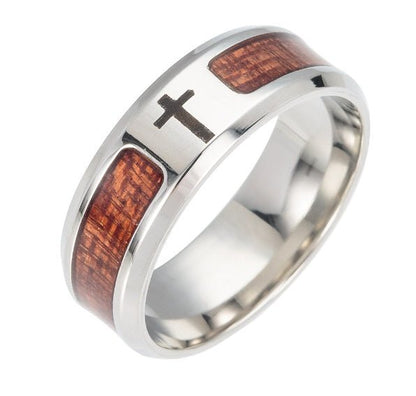 Men’s Stainless Steel Rings – Tree of Life | Cross | Masonic - Elysian Bijoux