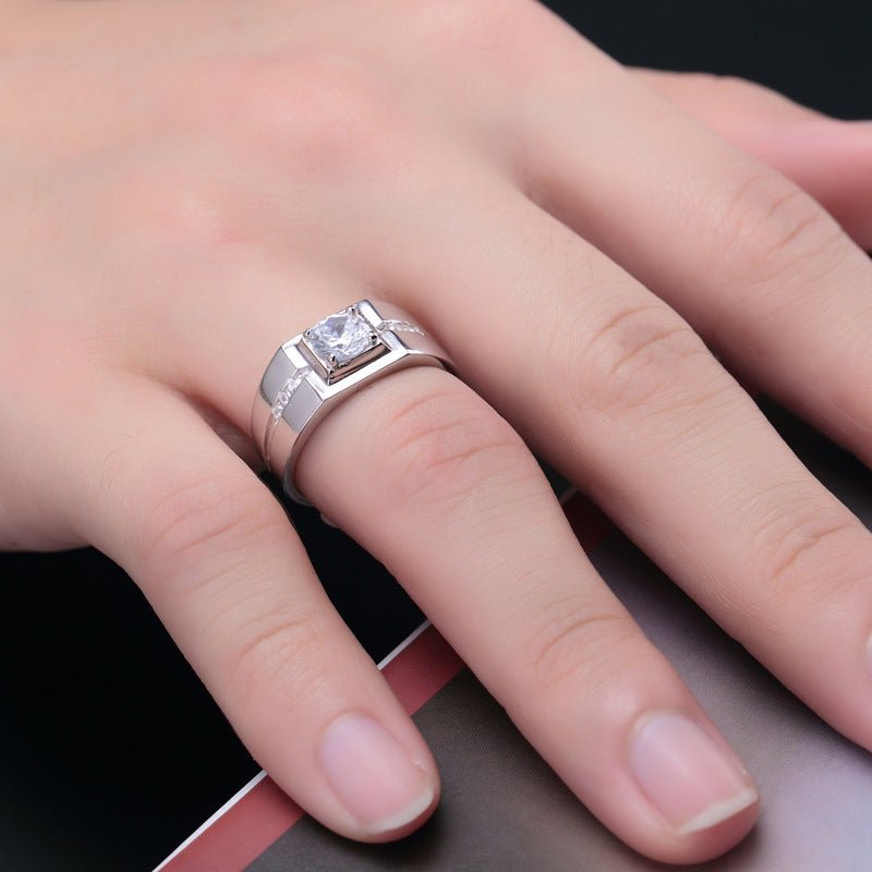 Men’s Sterling Silver Ring - Elysian Bijoux