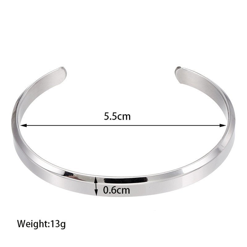 Men’s Titanium Steel Bracelet – Simple Geometric Watch Accessory - Elysian Bijoux