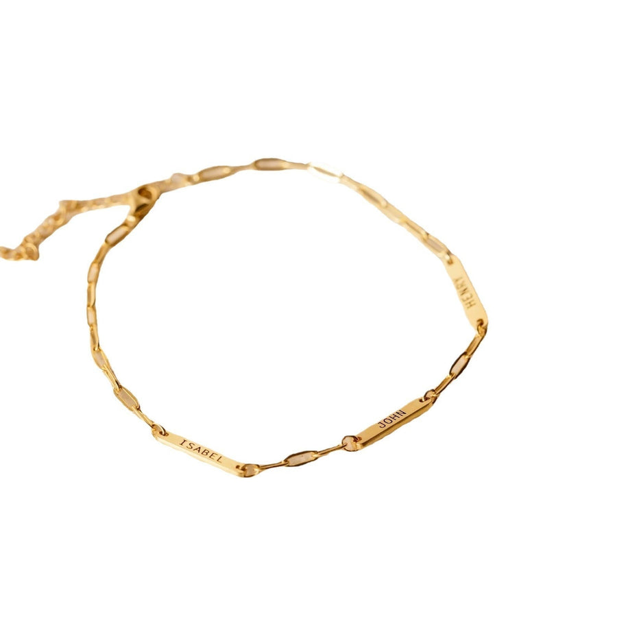 NameFlex™ Personalized Alphabet Stainless Steel Bracelet - Elysian Bijoux