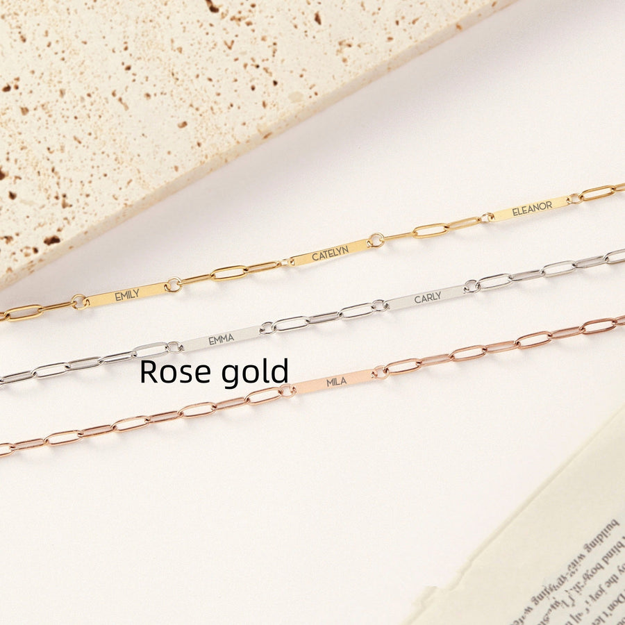NameFlex™ Personalized Alphabet Stainless Steel Bracelet - Elysian Bijoux