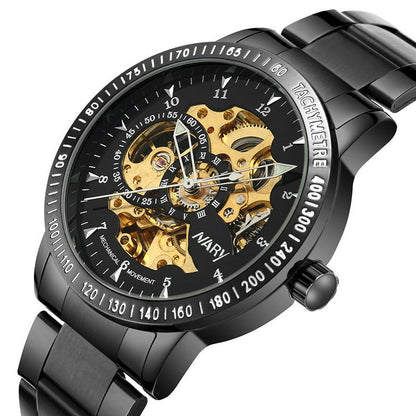 NARY 18026 Mechanical Watch – Fashionable Men’s Timepiece - Elysian Bijoux