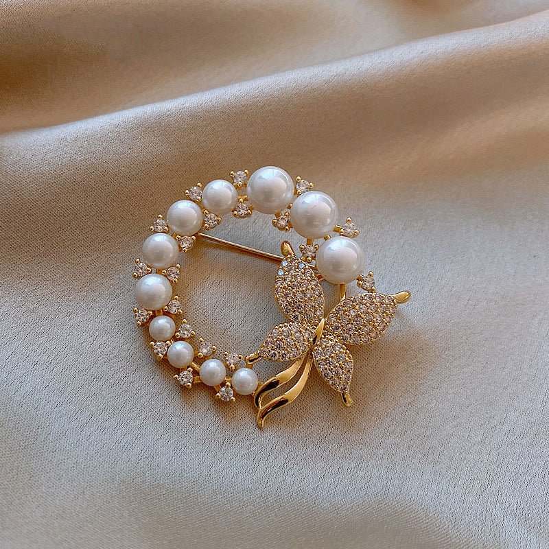 New Alloy Brooch – High - End Niche Corsage Pin for Suits & Coats - Elysian Bijoux