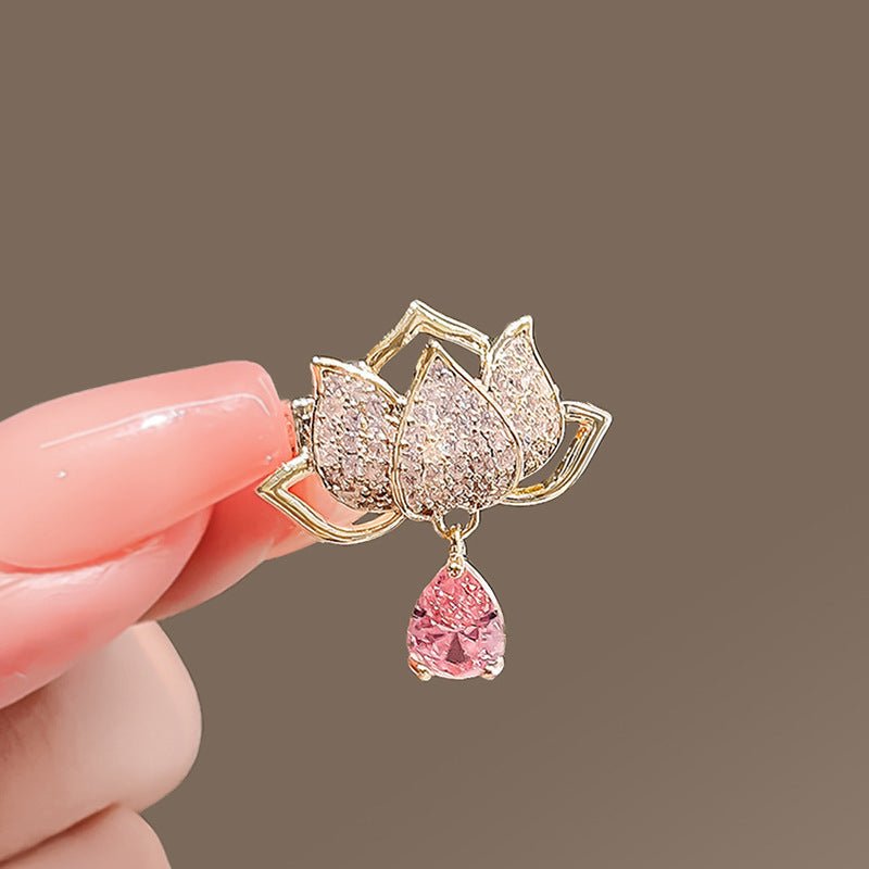 New Alloy Brooch – High - End Niche Corsage Pin for Suits & Coats - Elysian Bijoux