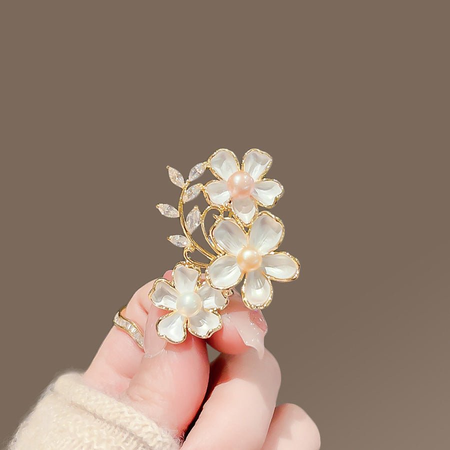 New Alloy Brooch – High - End Niche Corsage Pin for Suits & Coats - Elysian Bijoux