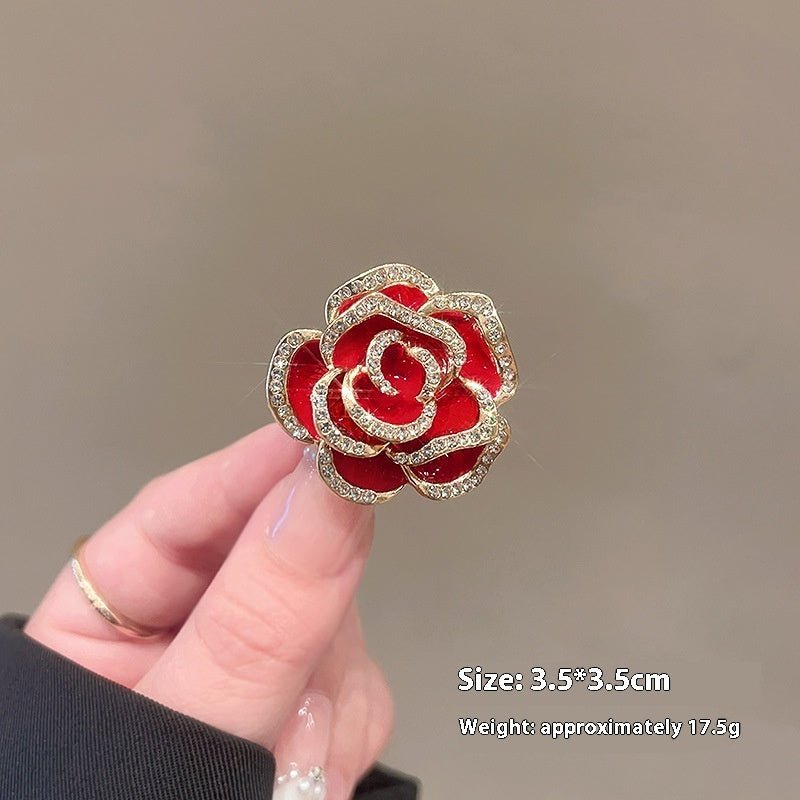 New Alloy Brooch – High - End Niche Corsage Pin for Suits & Coats - Elysian Bijoux