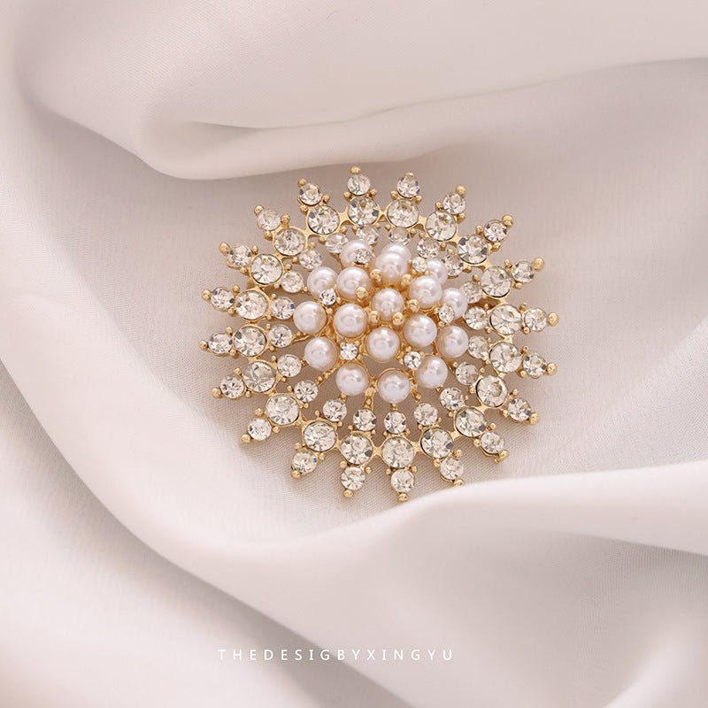 New Alloy Brooch – High - End Niche Corsage Pin for Suits & Coats - Elysian Bijoux