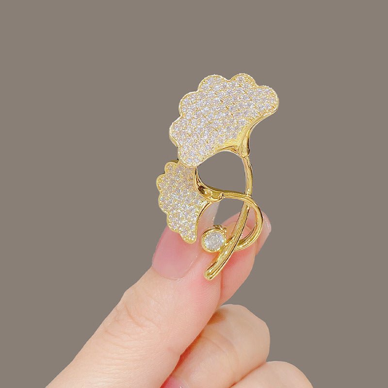 New Alloy Brooch – High - End Niche Corsage Pin for Suits & Coats - Elysian Bijoux