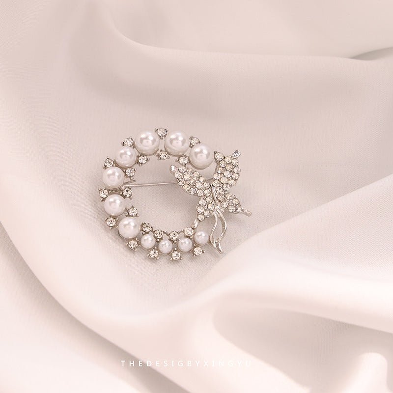 New Alloy Brooch – High - End Niche Corsage Pin for Suits & Coats - Elysian Bijoux
