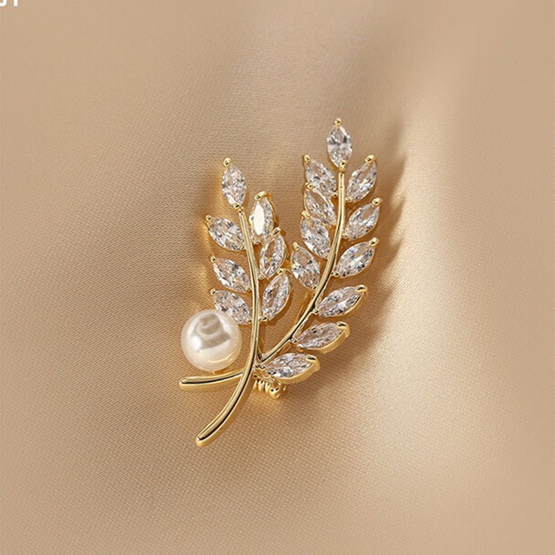 New Alloy Brooch – High - End Niche Corsage Pin for Suits & Coats - Elysian Bijoux
