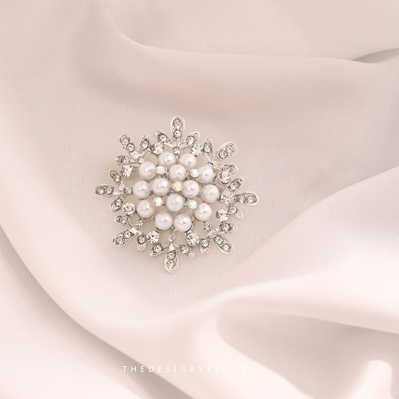 New Alloy Brooch – High - End Niche Corsage Pin for Suits & Coats - Elysian Bijoux