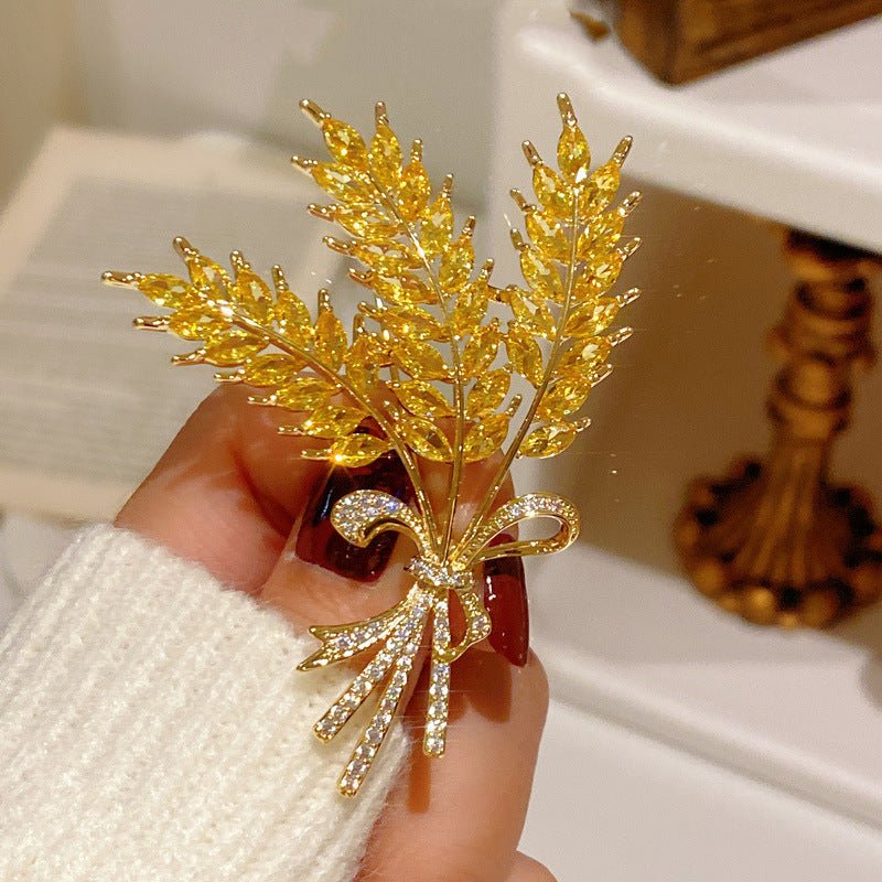 New Alloy Brooch – High - End Niche Corsage Pin for Suits & Coats - Elysian Bijoux