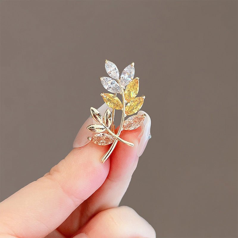 New Alloy Brooch – High - End Niche Corsage Pin for Suits & Coats - Elysian Bijoux