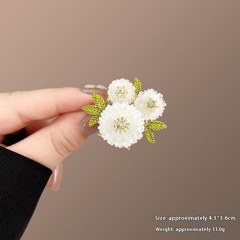 New Alloy Brooch – High - End Niche Corsage Pin for Suits & Coats - Elysian Bijoux