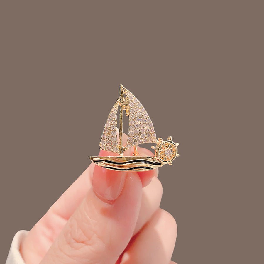 New Alloy Brooch – High - End Niche Corsage Pin for Suits & Coats - Elysian Bijoux