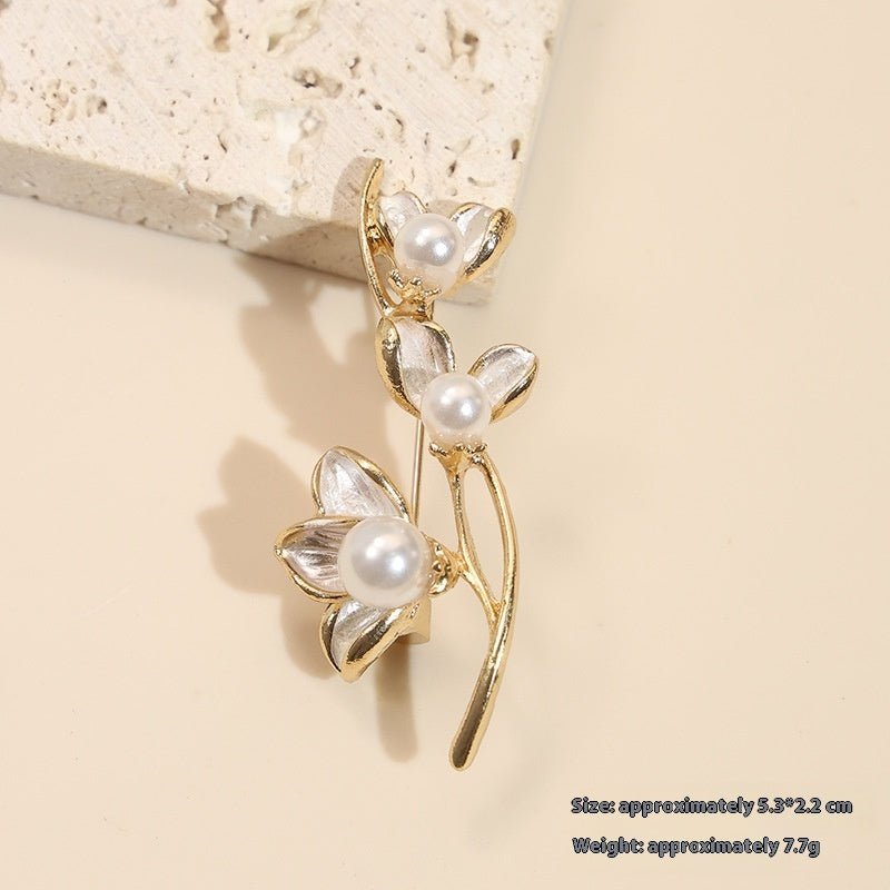 New Alloy Brooch – High - End Niche Corsage Pin for Suits & Coats - Elysian Bijoux