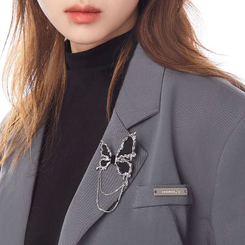 New Alloy Brooch – High - End Niche Corsage Pin for Suits & Coats - Elysian Bijoux