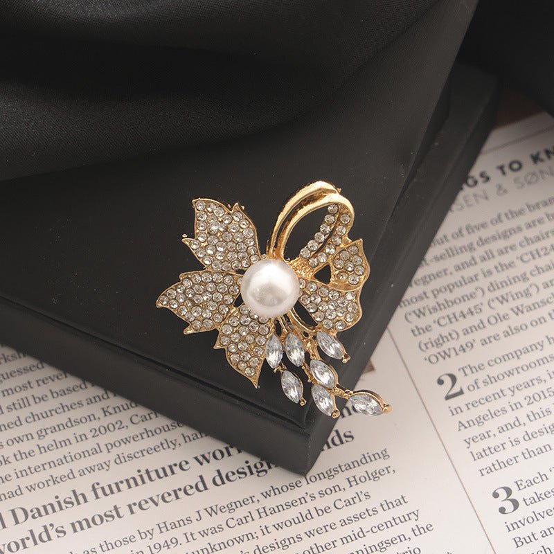 New Alloy Brooch – High - End Niche Corsage Pin for Suits & Coats - Elysian Bijoux