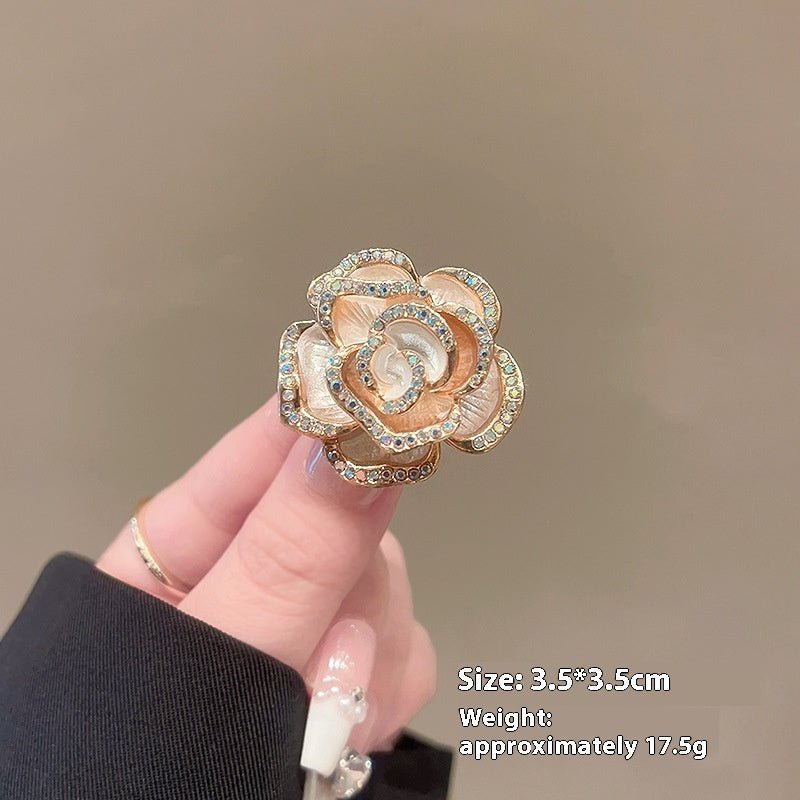 New Alloy Brooch – High - End Niche Corsage Pin for Suits & Coats - Elysian Bijoux
