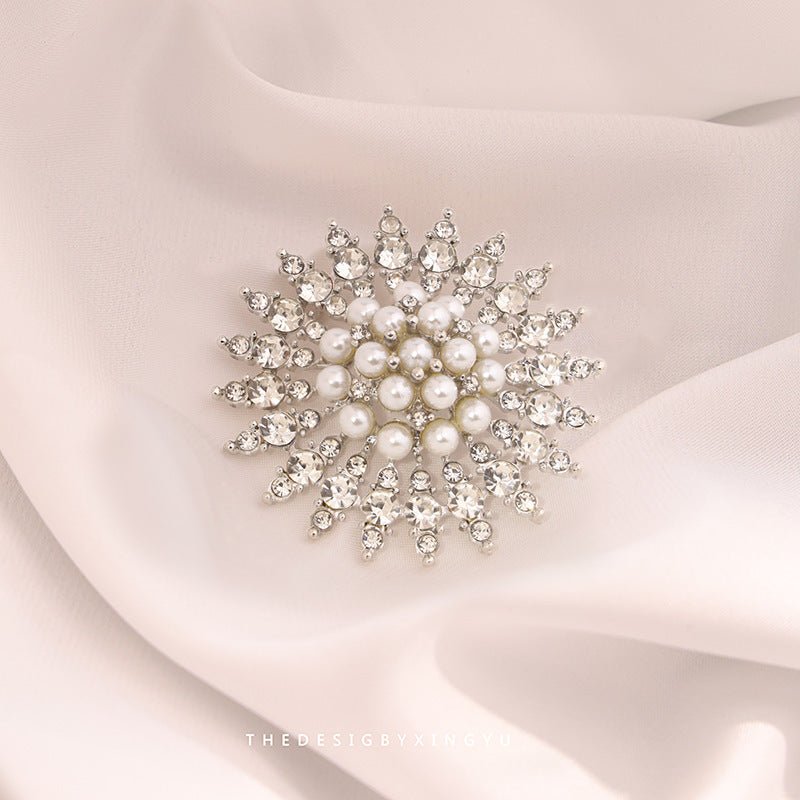New Alloy Brooch – High - End Niche Corsage Pin for Suits & Coats - Elysian Bijoux